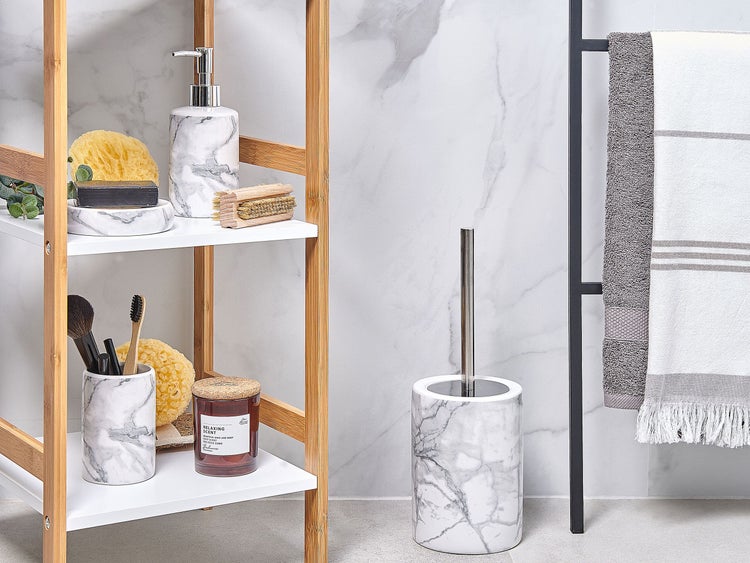 Badaccessoires Set 4-teilig ARAUCO Keramik Weiß