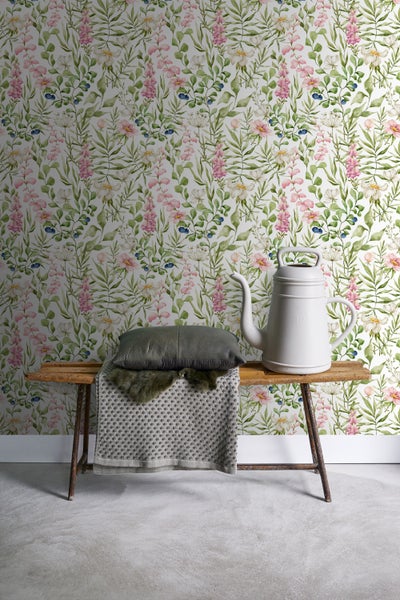 ESTAhome Tapete Feldblumen Multicolor - 50 x 900 cm - 131055