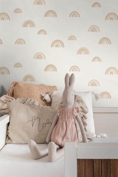 ESTAhome Tapete Regenbogen Beige - 53 cm x 10.05 m - 139685