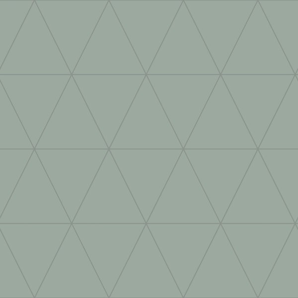 Origin Wallcoverings Tapete grafische Dreiecke Graugrün - 53 cm x 10.05 m - 347714