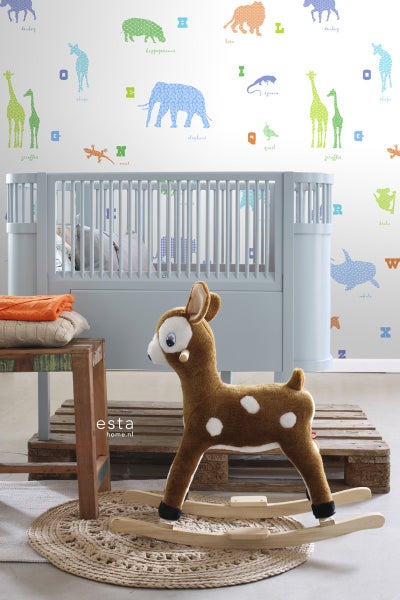 ESTAhome Fototapete Tiere Multicolor - 150 x 279 cm - 157320