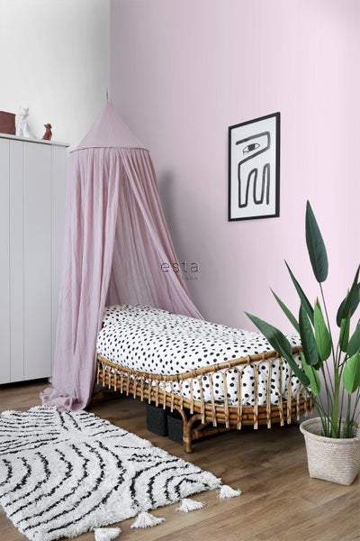 ESTAhome Tapete feine Streifen Hellrosa - 53 cm x 10.05 m - 115708