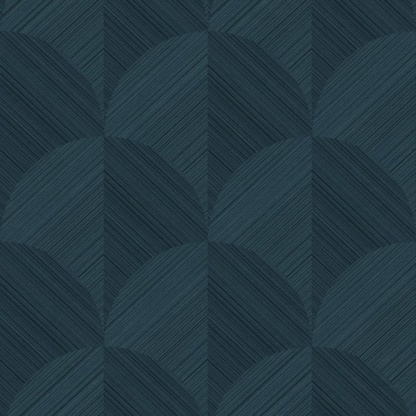 Origin Wallcoverings Tapete 3D Muster Dunkelblau - 53 cm x 10.05 m - 347940