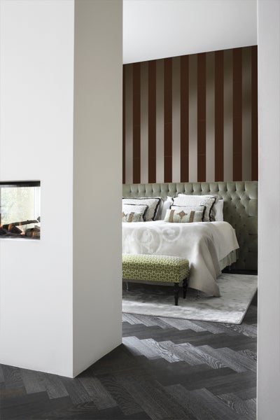 Origin Wallcoverings Tapete Streifen Braun und Bronze - 53 cm x 10.05 m - 345729