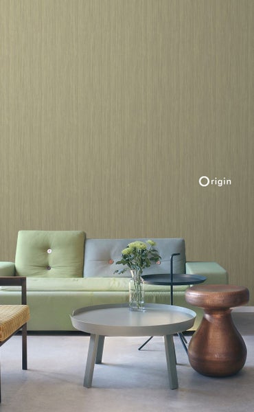 Origin Wallcoverings Tapete feine Streifen Gold - 53 cm x 10.05 m - 346619