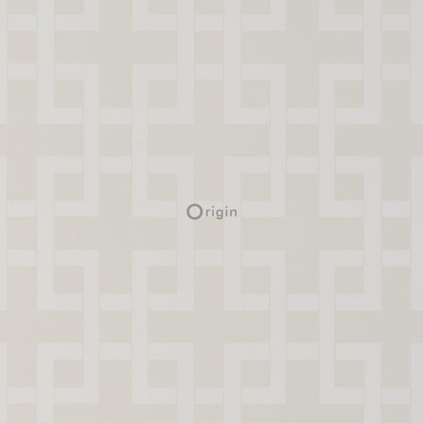 Origin Wallcoverings Tapete geometrisches Motiv Beige - 52 cm x 10.05 m - 307122