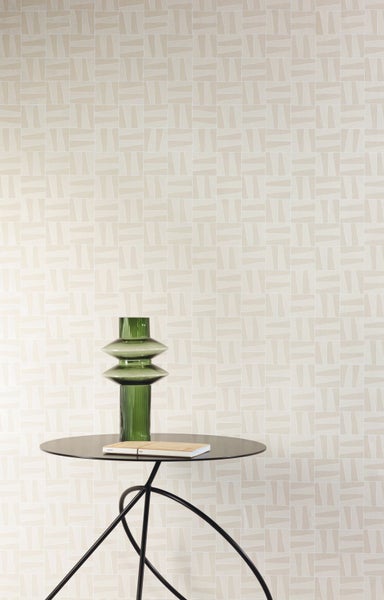 Masureel Tapete Fliesenmuster Beige - 53 cm x 10.05 m - 631064