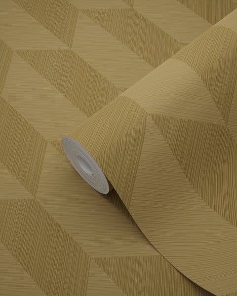 Origin Wallcoverings Tapete 3D Muster Ockergelb - 50 x 900 cm - 348038