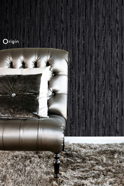 Origin Wallcoverings Tapete Streifen Schwarz - 53 cm x 10.05 m - 346644