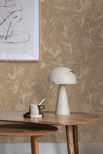 Origin Wallcoverings Tapete Bananenblätter Beigebraun - 50 x 900 cm - 348059