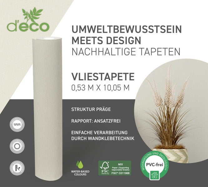 Tapetenrolle mit Blumenmuster