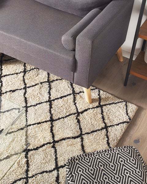 Teppich MIDYAT Beige 200 x 200 cm