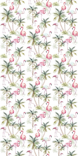 ESTAhome XXL-Vliestapete Flamingos Rosa - 50 x 900 cm - 158844