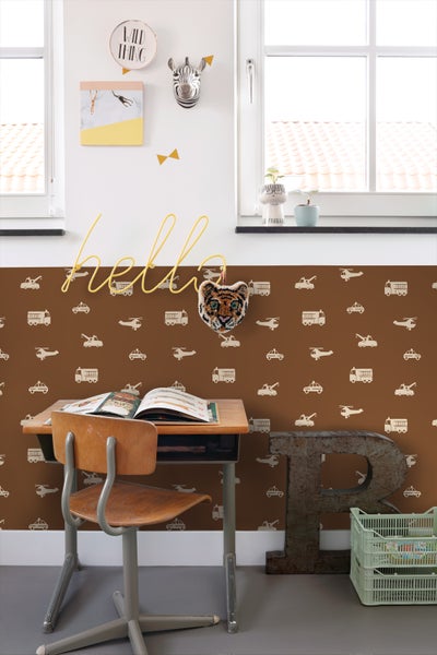 Detailansicht eines hellen Teppichs