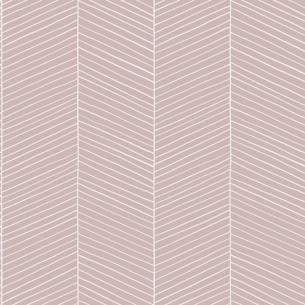 Tapete mit grafischem Zickzackmuster