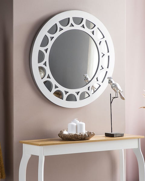Wandspiegel LOLIF 80 cm 80 cm Silber