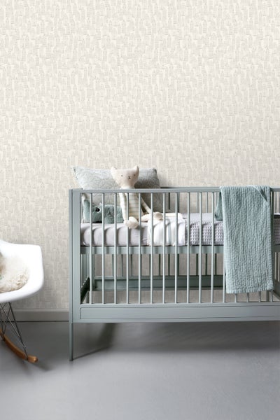 ESTAhome Tapete Amsterdamer Grachtenhäuser Silber - 53 cm x 10.05 m - 137710