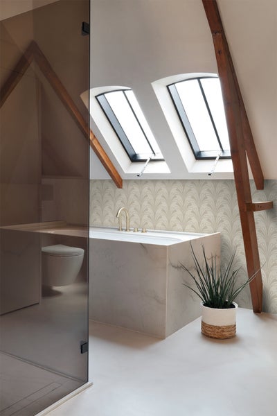 Origin Wallcoverings Tapete Art Decó Muster Sandbeige - 50 x 900 cm - 347967