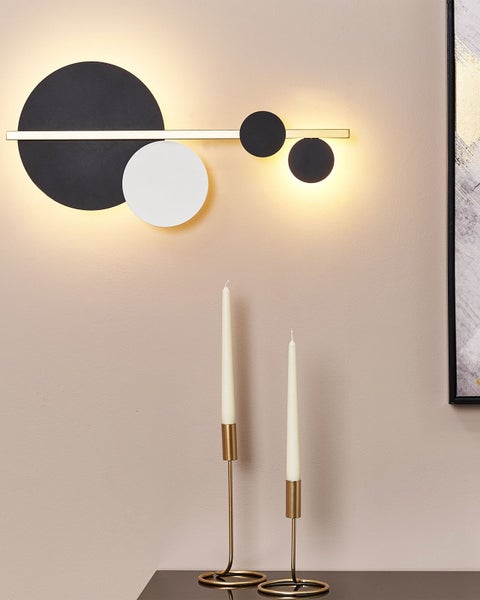 LED Wandlampe PARITA Metall Schwarz