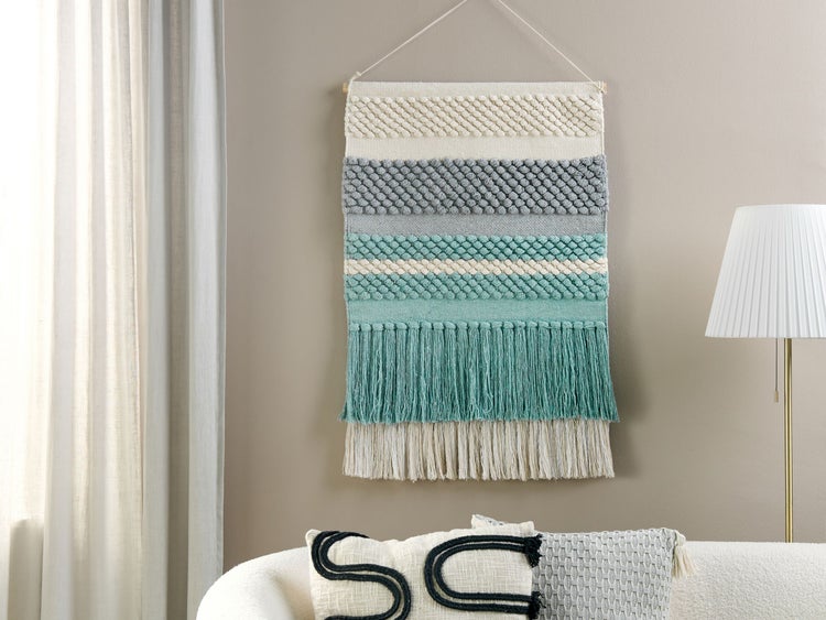Wandbehang PARIKO Baumwolle 105 cm Grün