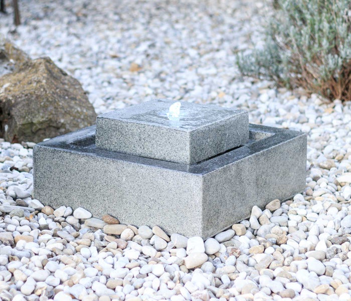 Gartenbrunnen Springbrunnen Brunnen FoScala 48x48x23 cm 10770