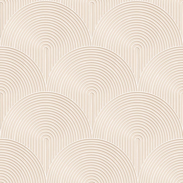 ESTAhome Tapete 3D Muster Beige - 50 x 900 cm - 131100