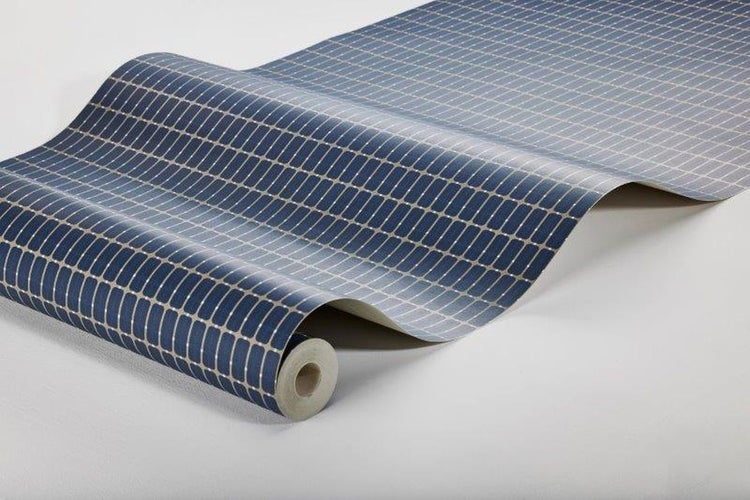 Borastapeter Tapete grafisches Motiv Graublau - 53 cm x 10.05 m - 660736