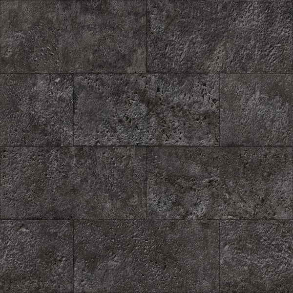 Origin Wallcoverings Tapete Stein-Optik Schwarz - 53 cm x 10.05 m - 347583