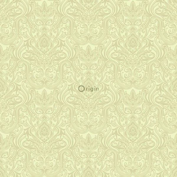 Origin Wallcoverings Tapete Ornamente Grün - 53 cm x 10.05 m - 346531