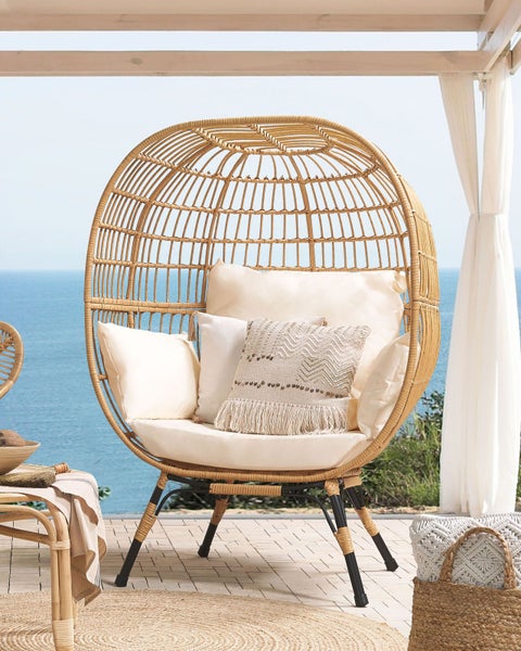 Gartenstuhl VEROLI Polyrattan Beige