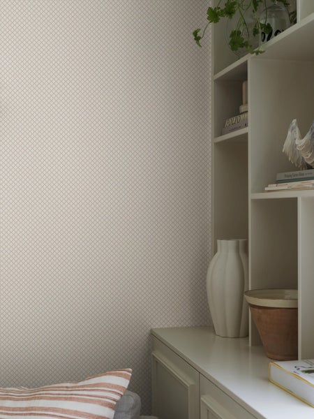 Borastapeter Tapete Blumenmuster Beige - 53 cm x 10.05 m - 662686