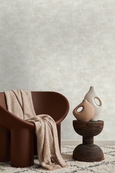 Origin Wallcoverings Tapete Betonoptik Hellbeige - 53 cm x 10.05 m - 347603