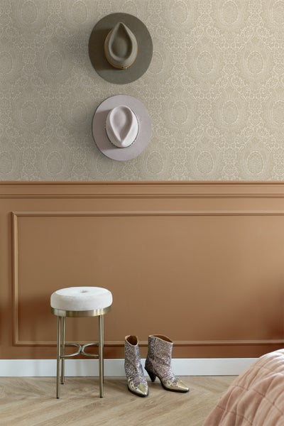 ESTAhome Tapete Ornamente Beige - 50 x 900 cm - 139631