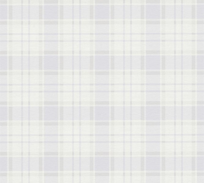 Szene mit einer Chaiselongue mit Knopfheftung, einer Stehlampe und einer gemusterten Tapete