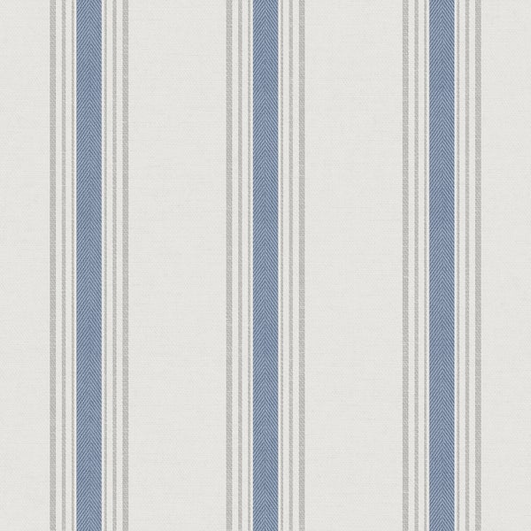 Sanders und Sanders Tapete Streifen Dunkelblau und Beige - 53 cm x 10 m - 640203