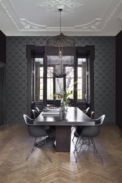 Origin Wallcoverings Tapete Ornamente Schwarz - 53 cm x 10.05 m - 346218
