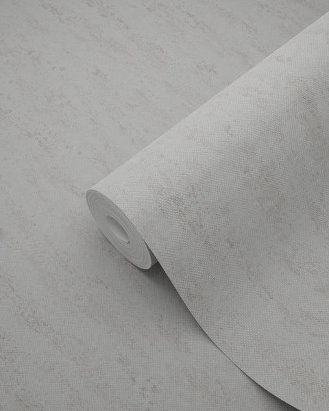 Origin Wallcoverings Tapete Stein-Optik Crême-Weiß - 53 cm x 10.05 m - 347584