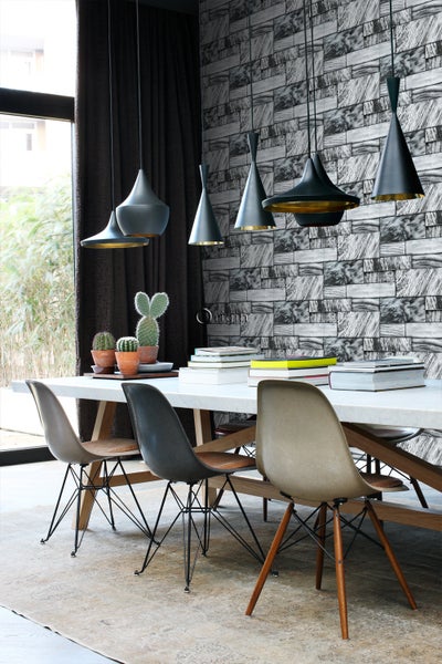 Origin Wallcoverings Tapete Marmor-Optik Schwarz und Weiß - 53 cm x 10.05 m - 337253