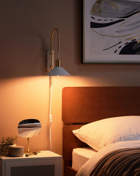 Wandlampe SISSA Metall Weiß