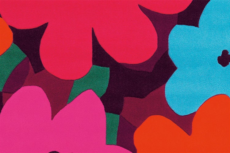 Kurzflor Teppich Fable Multi / Pink Modern 140 x 200 cm