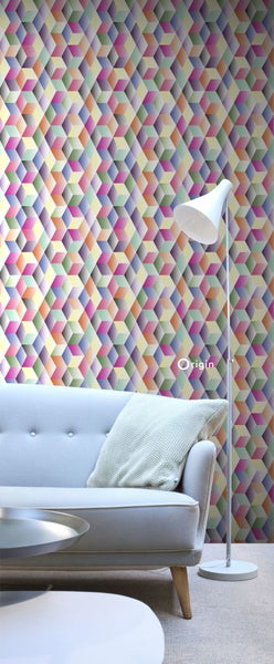Origin Wallcoverings XXL-Vliestapete grafisches Muster Mehrfarbig - 50 x 900 cm - 357206