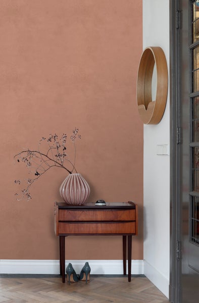 Origin Wallcoverings Tapete Betonoptik Terrakotta - 50 x 900 cm - 348073
