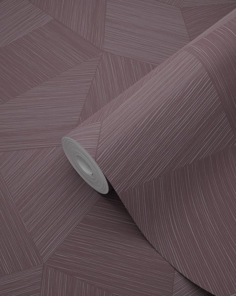 Origin Wallcoverings Tapete 3D-Muster mauve-violett - 50 x 900 cm - 348061