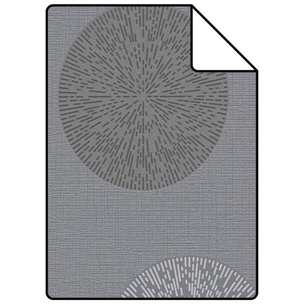 Origin Wallcoverings Tapete grafische Dreiecke Graublau - 53 cm x 10.05 m - 347713