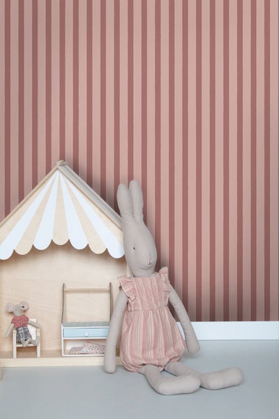 Tapete mit Streifenmuster