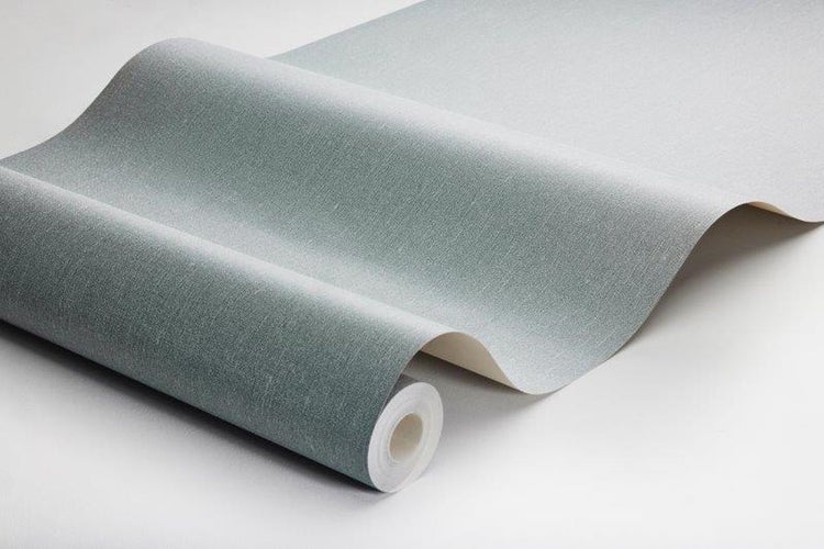 Borastapeter Tapete Uni Graublau - 53 cm x 10.05 m - 660469