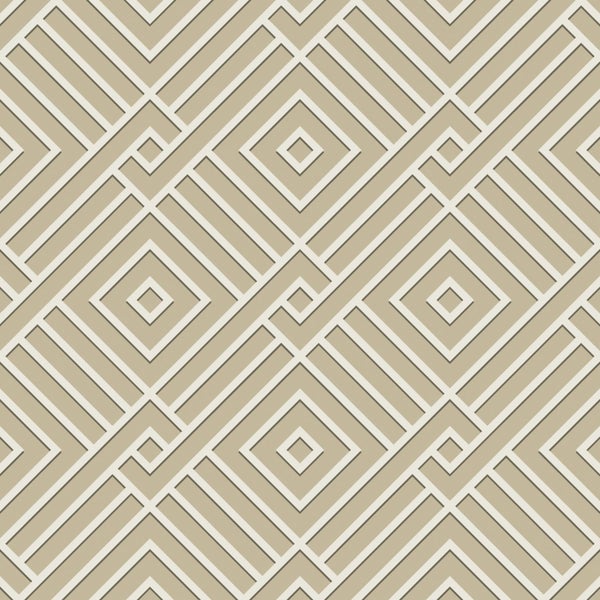 Origin Wallcoverings Tapete 3D grafisches Motiv Beige - 50 x 900 cm - 347978