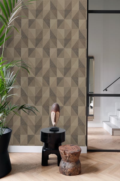 Origin Wallcoverings Tapete 3D-Muster Braun - 50 x 900 cm - 347894