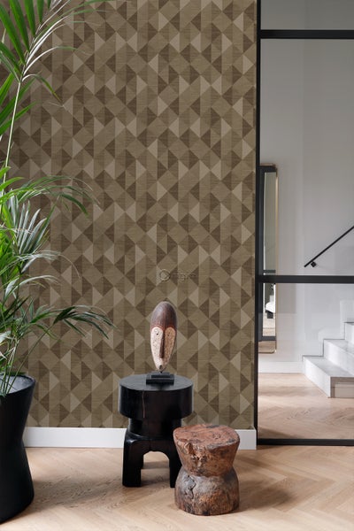 Origin Wallcoverings Tapete 3D Grasmuster Braun - 50 x 900 cm - 347886