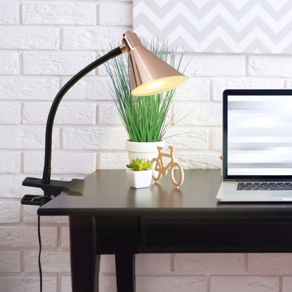 LED-Klemm-Tischleuchte COPPER